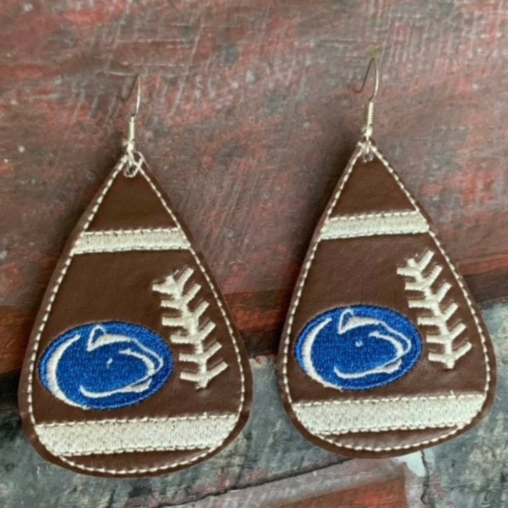 One pair of Penn State earrings